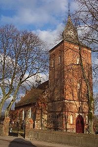 Kościół w Łajsach.