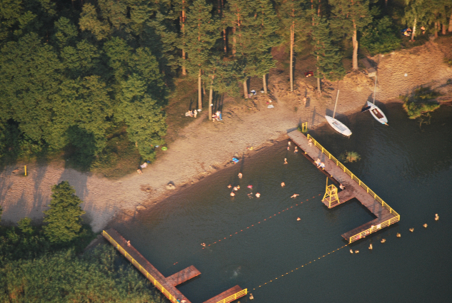 Plaża w Żabince.
