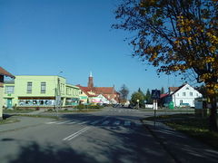Współczesne Świątki. Fot. Karavanni Zyntek. Źródło: File:Battle of Guttsatdt-Deppen Heiligenthal (present Świątki) 2014.jpg – Wikimedia Commons [23.09.2026] [dostęp: 14.12.2014]