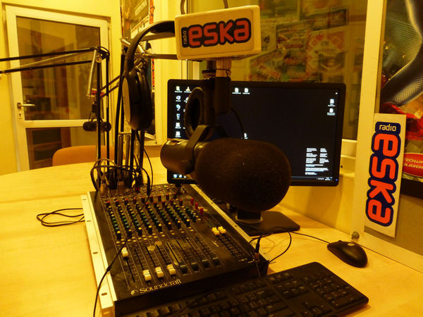Studio Radio Eska Olsztyn. Fot z archiwum Radia Eska.
