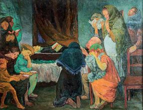 Hieronim Skurpski, Pusta noc (1957). Źródło: www.skurpski.artneo.pl [11.11.2014]