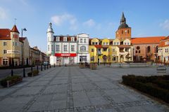 Biskupiec. Centrum miasta. Fot. Mieczysław Kalski