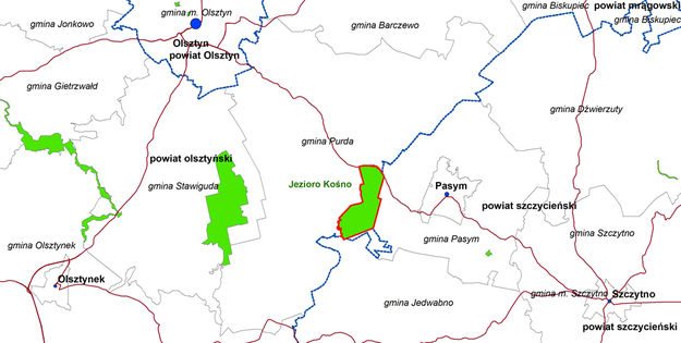 Rezerwat Jezioro Kośno