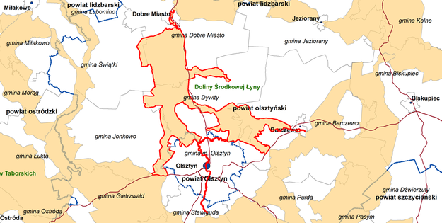 Natura 2000 Dolina Środkowej Łyny-Smolajny