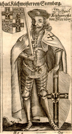 Michael Küchmeister von Sternberg, źródło: Hartknoch M. Christophori, Alte- und Neues Preussischer Historien, Francfurt und Leipzig, MDCLXXXIV (1684).