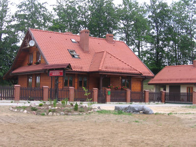 Nowa leśniczówka w Kandytach.