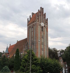 Kościół pw. św. Katarzyny w Płoskini. Fot. Jacek Bogdan. Źródło: File:Płoskinia kościół par. p.w. św. Katarzyny - 28.jpg – Wikimedia Commons [27.08.2026]