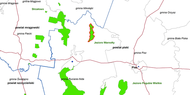 Rezerwat Jezioro Warnołty