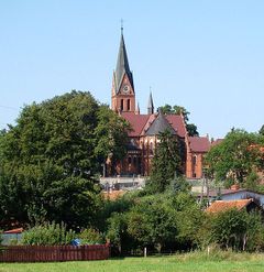 Bazylika Mniejsza Narodzenia NMP w Gietrzwałdzie. Fot. Romek. Źródło: Wikimedia Commons