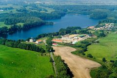 Widok na Białą Giżycką i Jezioro Białe.