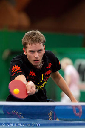 Karol Szarmach Fot. Martin Krudenc. Źródło: www.pingpong.com.pl