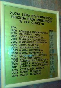 Stypendyści Liceum. Źródło:Archiwum Andrzeja Cieślaka