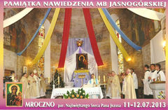 Nawiedzenie Matki Boskiej Jasnogórskiej w Mrocznie. Źródło: www.mroczno.diecezja.torun.pl