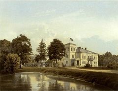 Nieistniejący Dwór w Szczurkowie. Źródło: Wikimedia Commons