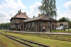 Dworzec kolei wąskotorowej w Ełku. Fot. Adam Płoski.