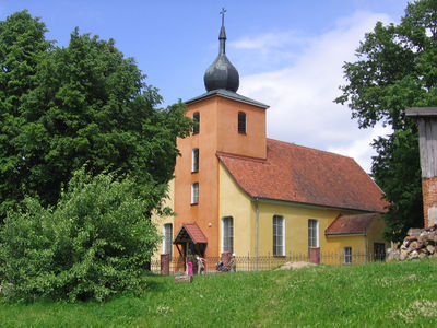 Kościół po odbudowie.