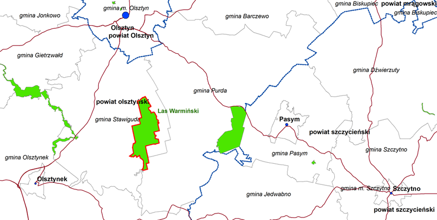Rezerwat Las Warmiński