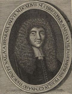 Christoph Hartknoch. Miedzioryt XVII w. Źródło: bibliotekacyfrowa.pl