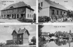 Pocztówka z Konopek Wielkich.