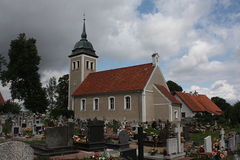 Kościół pw. św. Marii Magdaleny w Leginach. Fot. Ludwig Schneider. Źródło: Wikimedia Commons