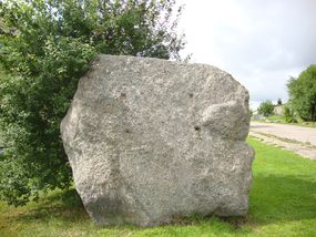 Głaz narzutowy "Przybysz" © Alicja Szarzyńska