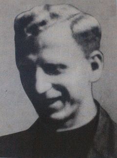 ks. Hubert Gross Reprodukcja zdjęcia z wystawy o warmińskich męczennikach – Krzysztof Kozłowski