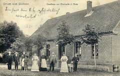 Zajazd w Gulbie. Pocztówka z początku XX wieku. Źródło: www.aefl.de [02.09.2026]