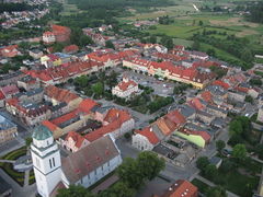 Działdowo z lotu ptaka. Autor: Adam Nowakowski. Źródło: Commons Wikimedia [14.12.2014]