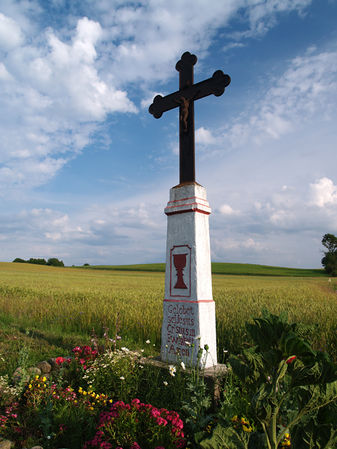 Krzyż żeliwny w Różancu. Fot. Stanisław Kuprjaniuk