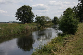Pasłęka w okolicach Braniewa. Fot. Ludwig Schneider. Źródło: Commons Wikimedia