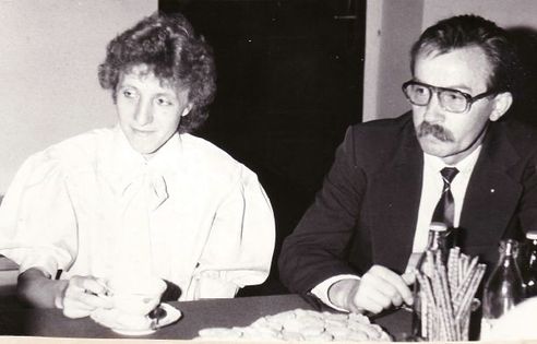 Małgorzata Birbach z Kazimierzem Podolakiem