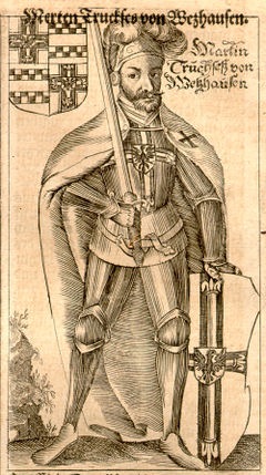 Martin Truchsess von Wetzhausen, źródło: Hartknoch M. Christophori, Alte- und Neues Preussischer Historien, Francfurt und Leipzig, MDCLXXXIV (1684).