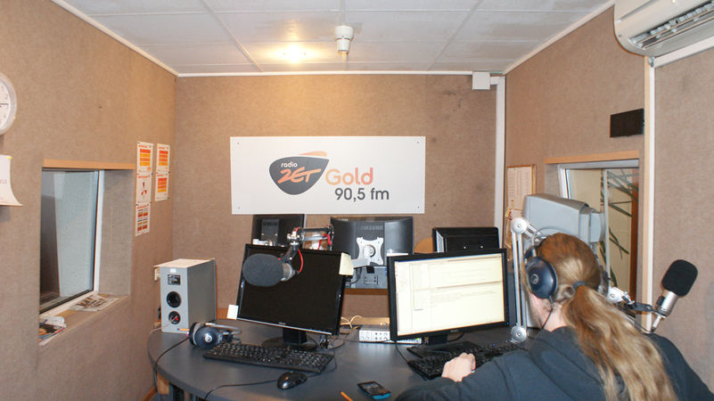 Studio Radia Zet Olsztyn. Fot. z archiwum Radia Zet.