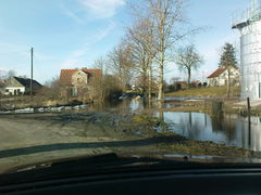 Smolanka podczas roztopów.
