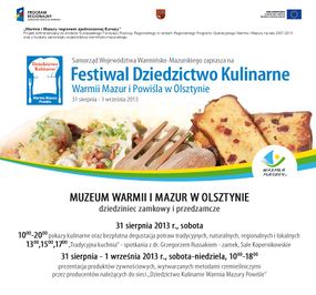 Plakat promujący jedną z edycji festiwalu. Źródło: www.mazury.travel