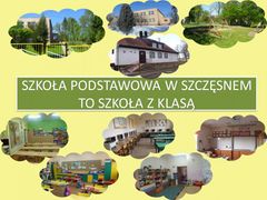 Wizytówka szkoły. Źródło: www.spszczesne.edupage.org, 17.12.2013.