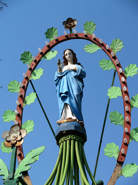 Figura maryjna w Gietrzwałdzie. Fot. Stanisław Kuprjaniuk