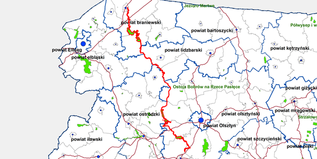 Rezerwat Ostoja Bobrów na Rzece Pasłęce