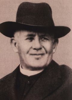 ks. Franciszek Zagermann Reprodukcja zdjęcia z wystawy o warmińskich męczennikach – Krzysztof Kozłowski