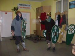 "Żywa lekcja historii". Źródło: www.spwielkileck.edupage.org
